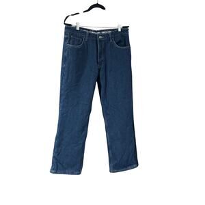 Smith’s Workwear Fleece Lined Jeans Men 36x30 Actual 28.5 Inseam Winter Workwear